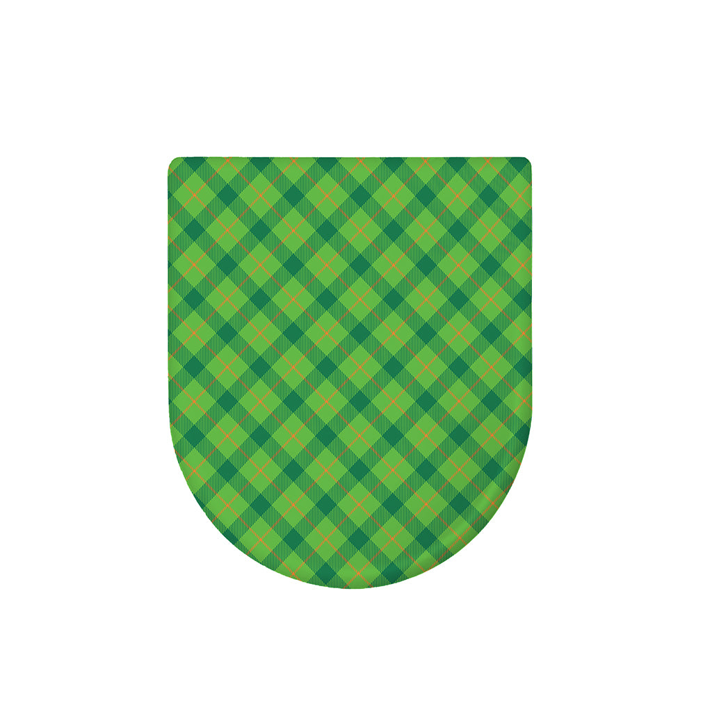 Saint Patrick's Day Scottish Plaid Print Toilet Lid Cover