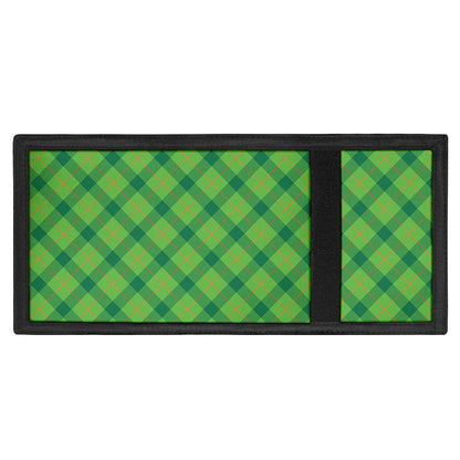 Saint Patrick's Day Scottish Plaid Print Trifold Wallet