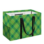Saint Patrick's Day Scottish Plaid Print Utility Tote Bag