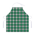Saint Patrick's Day Stewart Plaid Print Adjustable Apron