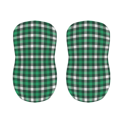 Saint Patrick's Day Stewart Plaid Print Bar Stool Covers