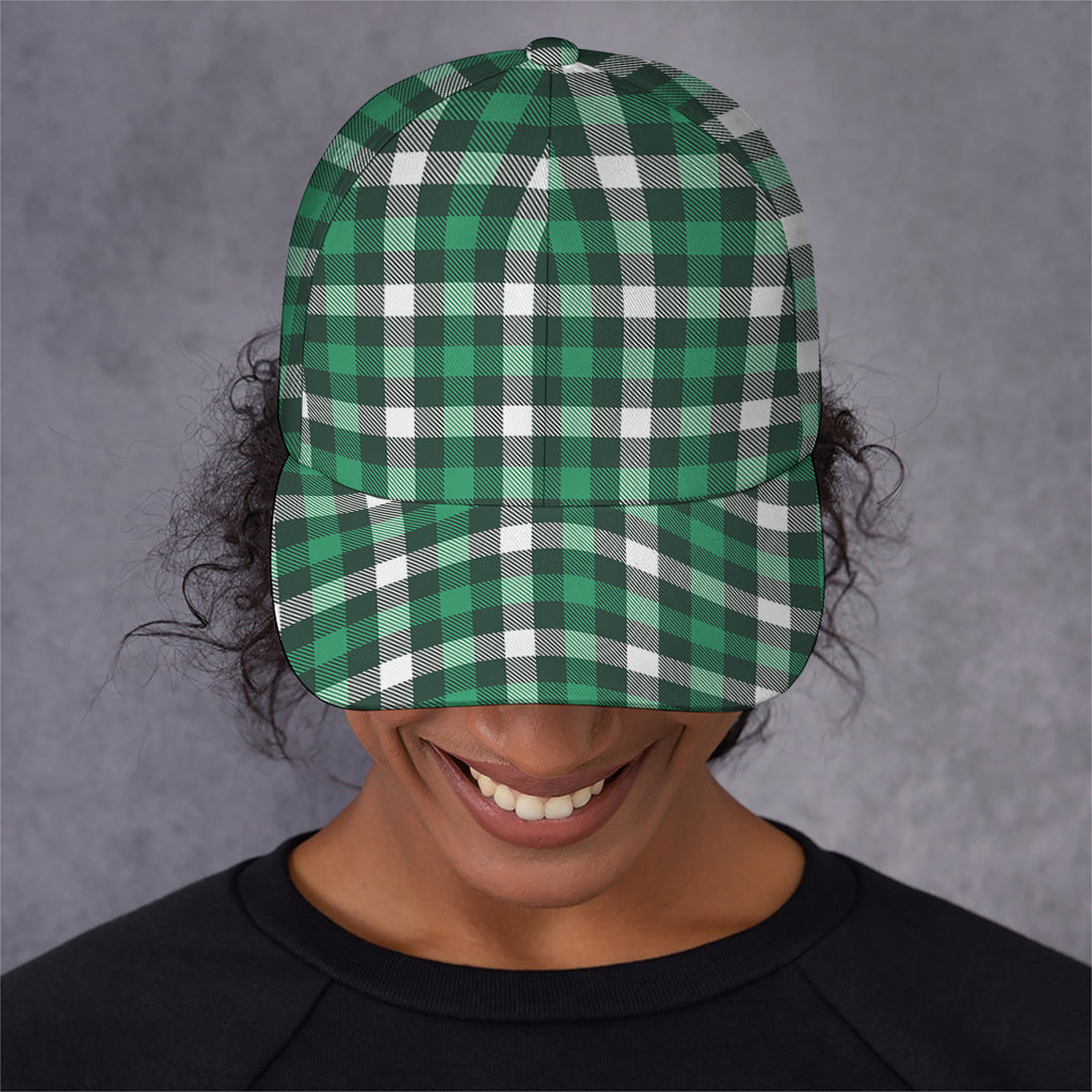 Saint Patrick's Day Stewart Plaid Print Baseball Cap