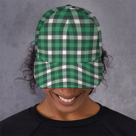 Saint Patrick's Day Stewart Plaid Print Baseball Cap