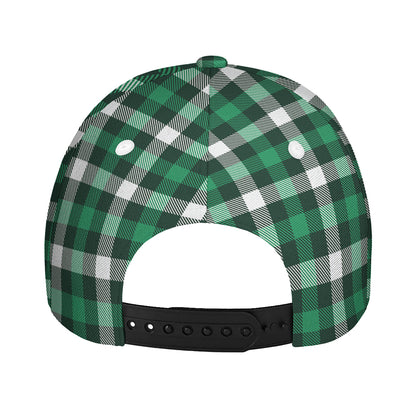 Saint Patrick's Day Stewart Plaid Print Baseball Cap