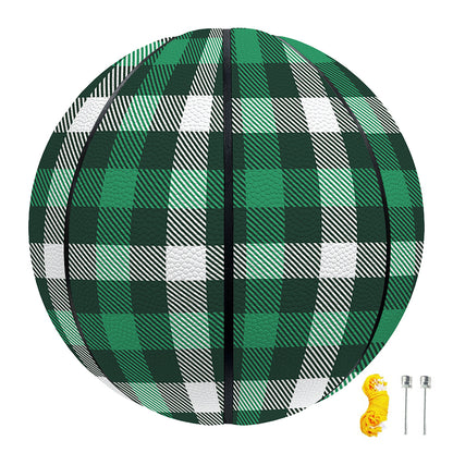Saint Patrick's Day Stewart Plaid Print Basketball