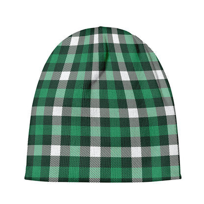 Saint Patrick's Day Stewart Plaid Print Beanie
