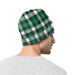 Saint Patrick's Day Stewart Plaid Print Beanie