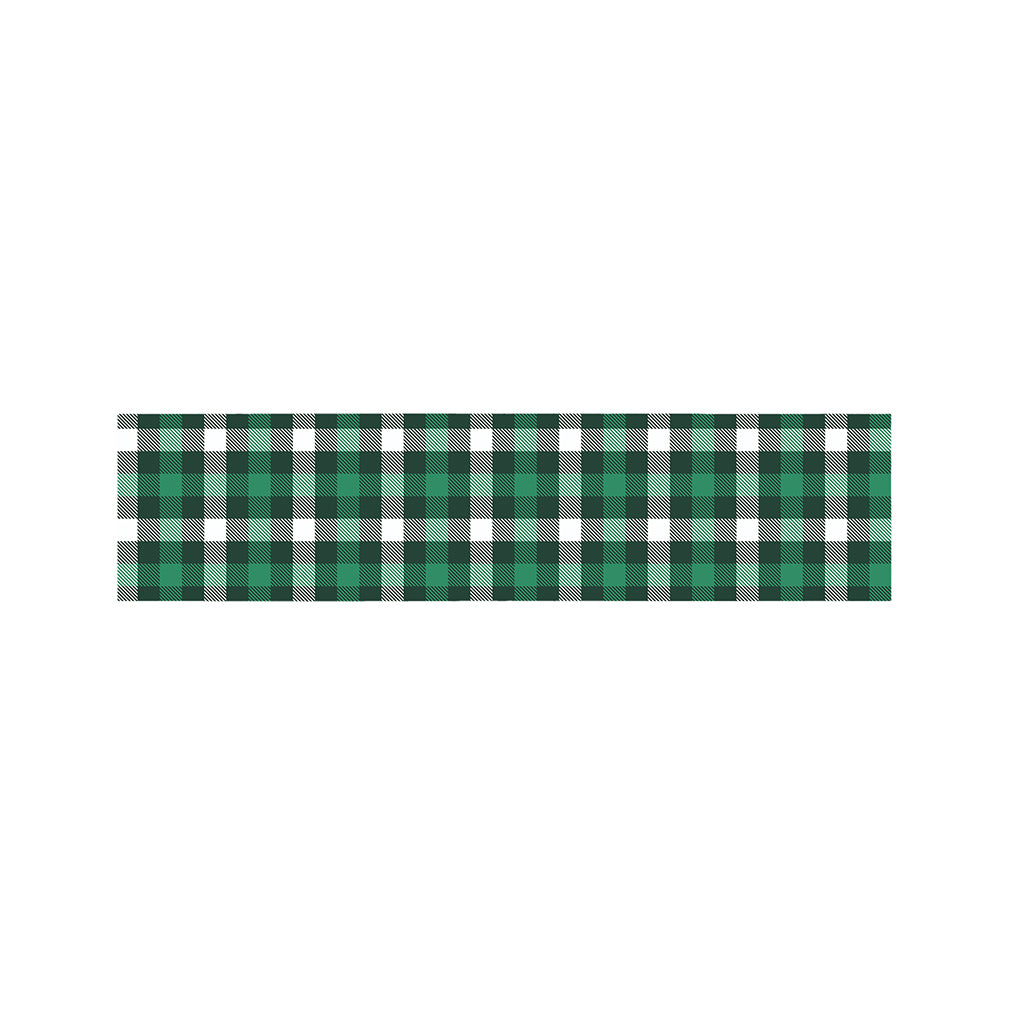 Saint Patrick's Day Stewart Plaid Print Bed Runner