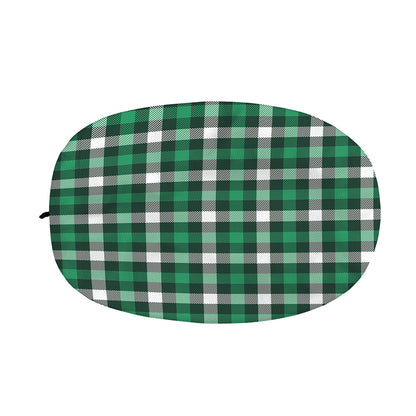 Saint Patrick's Day Stewart Plaid Print Car Side Mirror Covers