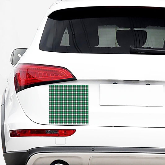 Saint Patrick's Day Stewart Plaid Print Car Sticker