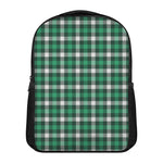 Saint Patrick's Day Stewart Plaid Print Casual Backpack