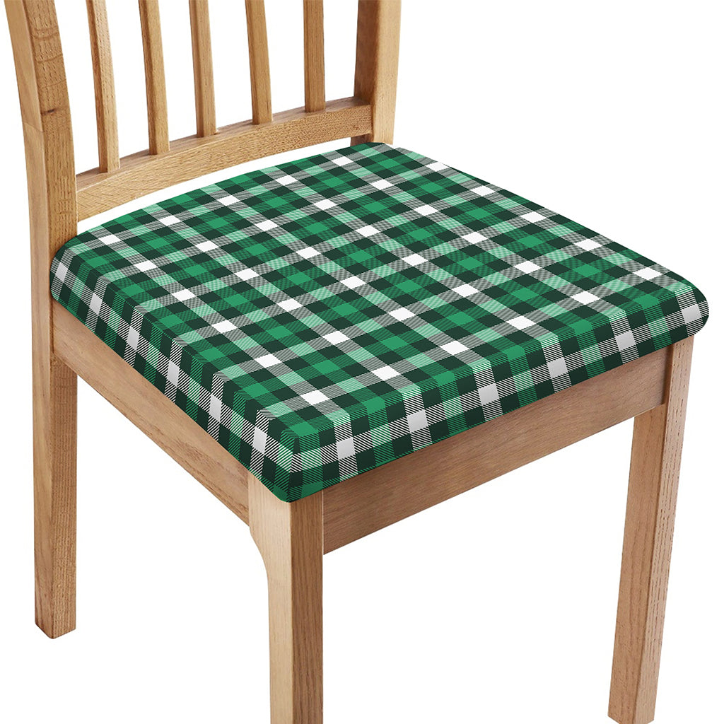 Saint Patrick's Day Stewart Plaid Print Chair Cushion Cover