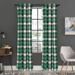 Saint Patrick's Day Stewart Plaid Print Curtain