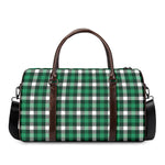 Saint Patrick's Day Stewart Plaid Print Duffle Bag