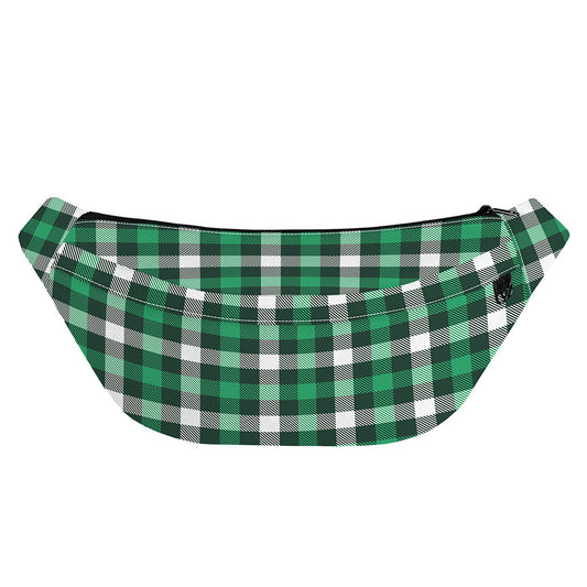Saint Patrick's Day Stewart Plaid Print Fanny Pack
