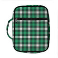 Saint Patrick's Day Stewart Plaid Print Front Pocket Bible Bag