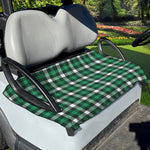 Saint Patrick's Day Stewart Plaid Print Golf Cart Seat Cover
