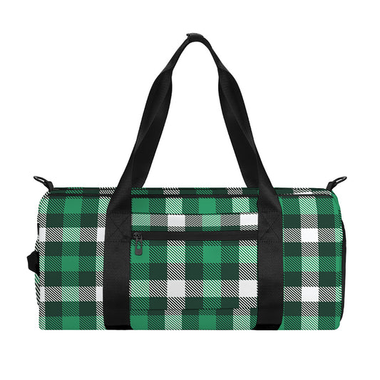 Saint Patrick's Day Stewart Plaid Print Gym Bag