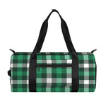 Saint Patrick's Day Stewart Plaid Print Gym Bag