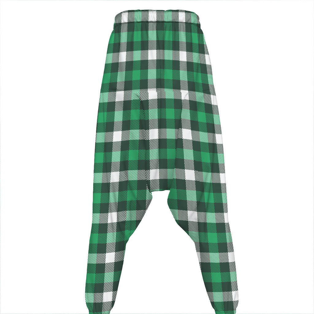 Saint Patrick's Day Stewart Plaid Print Hammer Pants