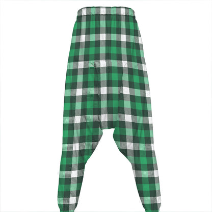 Saint Patrick's Day Stewart Plaid Print Hammer Pants