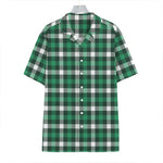Saint Patrick's Day Stewart Plaid Print Hawaiian Shirt
