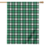 Saint Patrick's Day Stewart Plaid Print House Flag