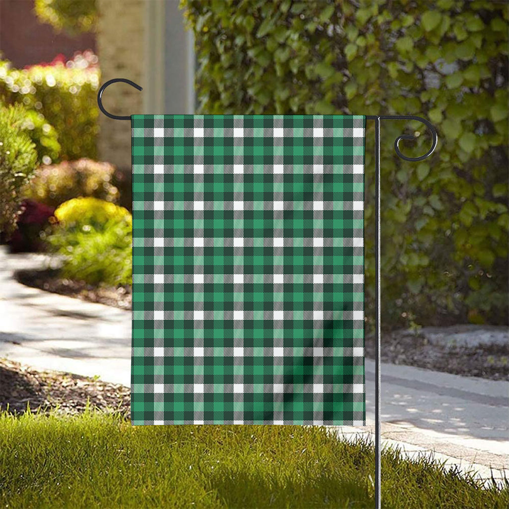 Saint Patrick's Day Stewart Plaid Print House Flag