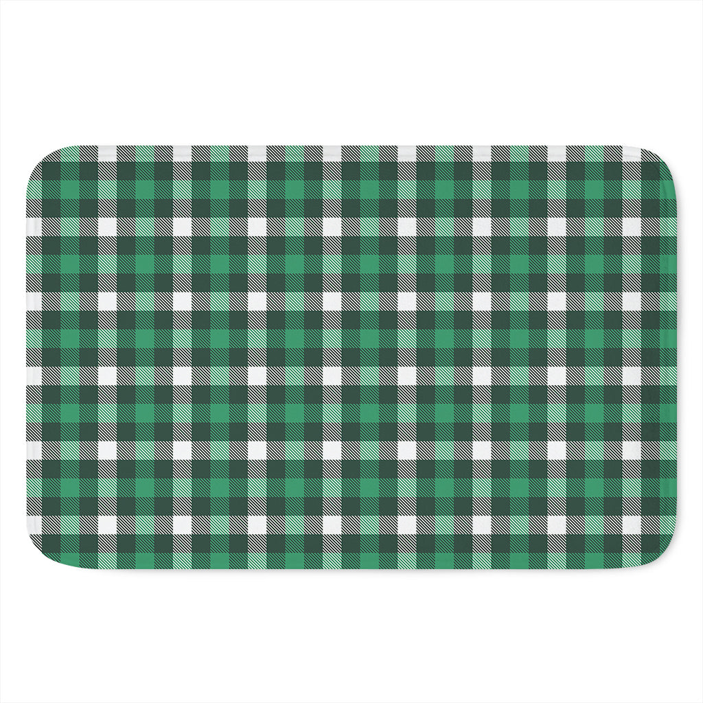 Saint Patrick's Day Stewart Plaid Print Indoor Door Mat