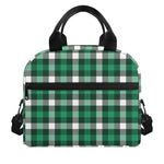 Saint Patrick's Day Stewart Plaid Print Insulated Lunch Bag