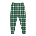 Saint Patrick's Day Stewart Plaid Print Jogger Pants