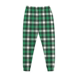 Saint Patrick's Day Stewart Plaid Print Jogger Pants