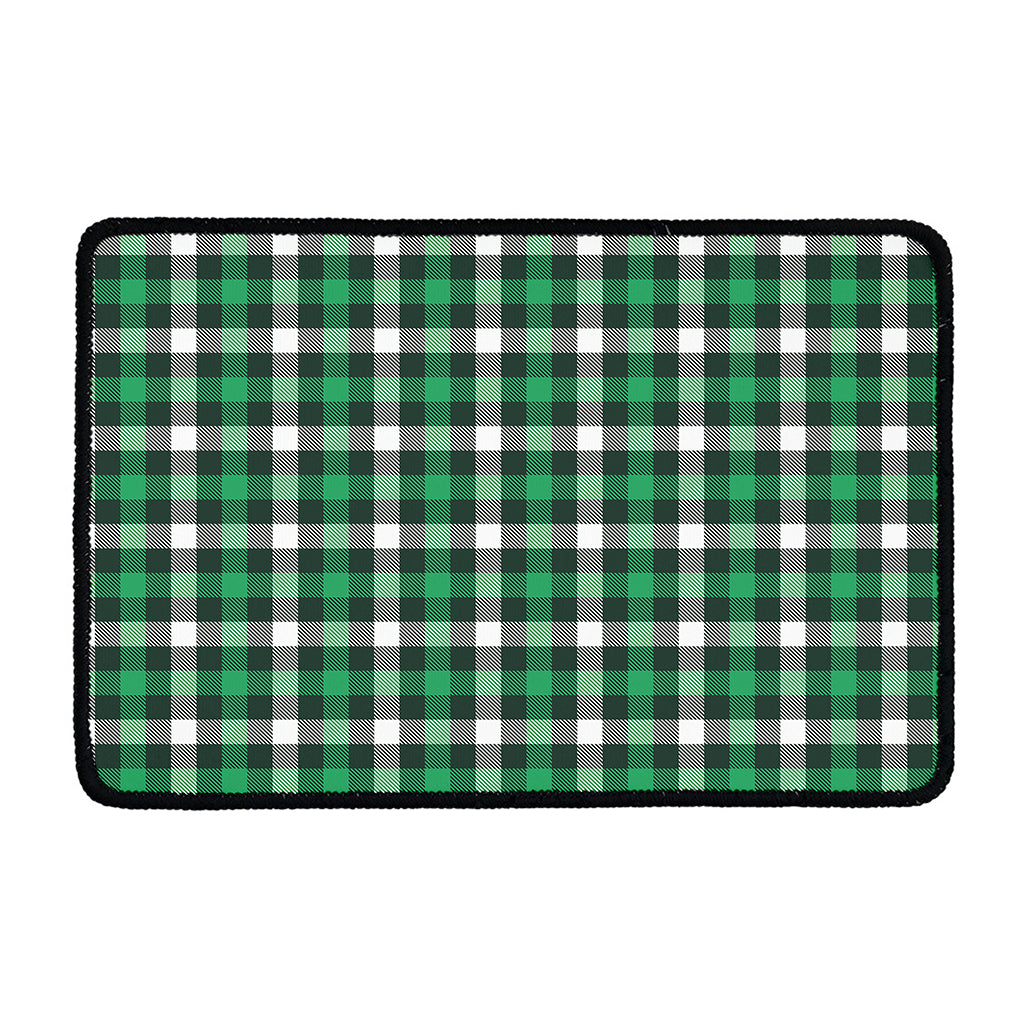 Saint Patrick's Day Stewart Plaid Print Kitchen Mat