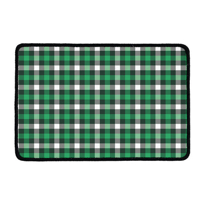 Saint Patrick's Day Stewart Plaid Print Kitchen Mat