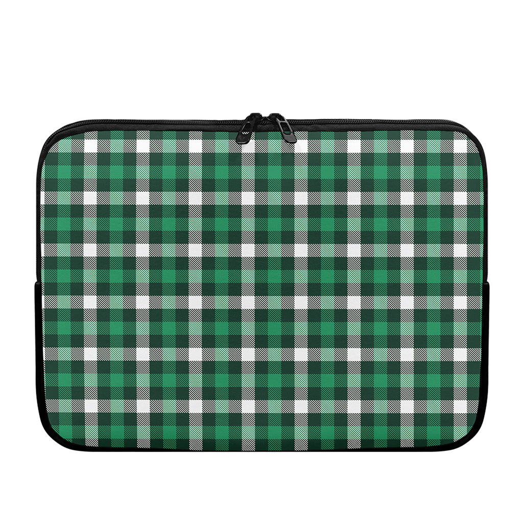 Saint Patrick's Day Stewart Plaid Print Laptop Sleeve