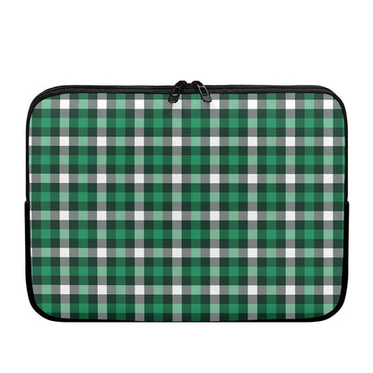 Saint Patrick's Day Stewart Plaid Print Laptop Sleeve