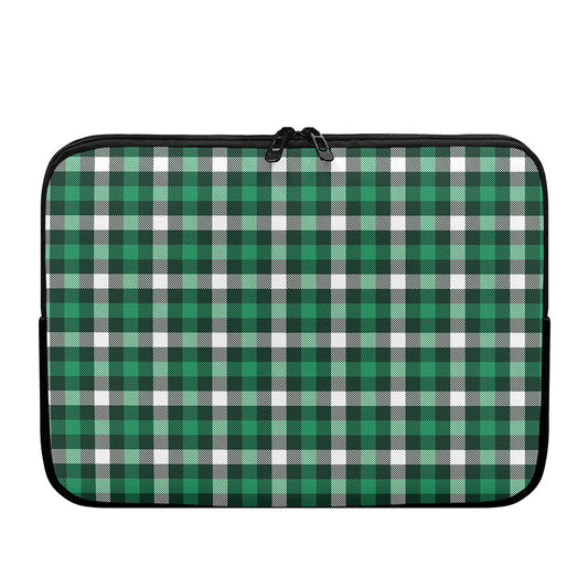 Saint Patrick's Day Stewart Plaid Print Laptop Sleeve