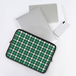 Saint Patrick's Day Stewart Plaid Print Laptop Sleeve