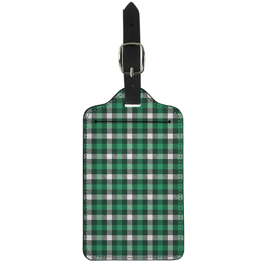 Saint Patrick's Day Stewart Plaid Print Luggage Tag
