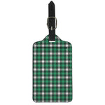 Saint Patrick's Day Stewart Plaid Print Luggage Tag