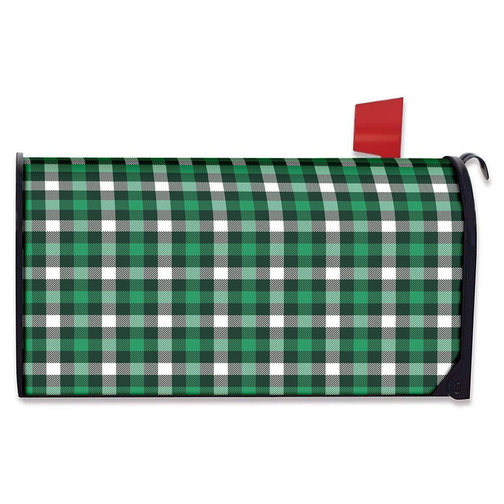 Saint Patrick's Day Stewart Plaid Print Mailbox Cover