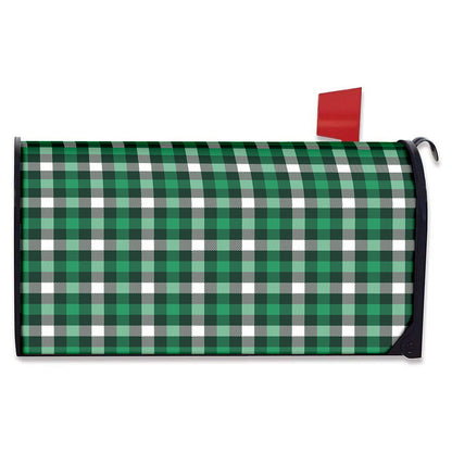 Saint Patrick's Day Stewart Plaid Print Mailbox Cover