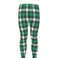 Saint Patrick's Day Stewart Plaid Print Men's Leggings
