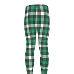 Saint Patrick's Day Stewart Plaid Print Men's leggings