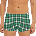 Saint Patrick's Day Stewart Plaid Print Men's Short Boxer Briefs