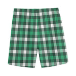 Saint Patrick's Day Stewart Plaid Print Men's Sports Shorts