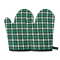 Saint Patrick's Day Stewart Plaid Print Oven Mitts