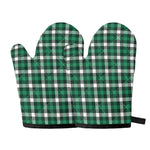 Saint Patrick's Day Stewart Plaid Print Oven Mitts
