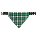 Saint Patrick's Day Stewart Plaid Print Over The Collar Dog Bandana