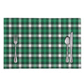 Saint Patrick's Day Stewart Plaid Print Placemat